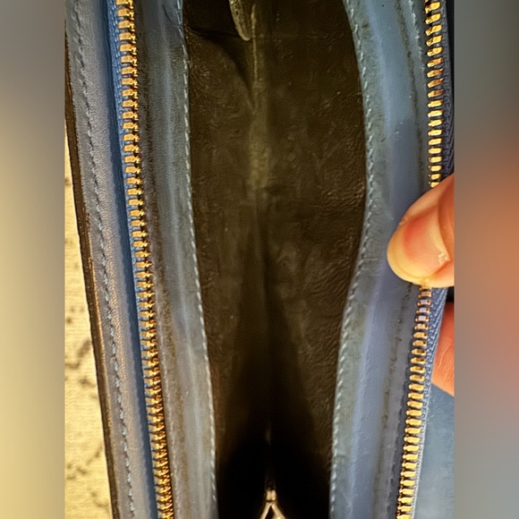 Authentic Gucci Blue Beige long wallet - Picture 6 of 14